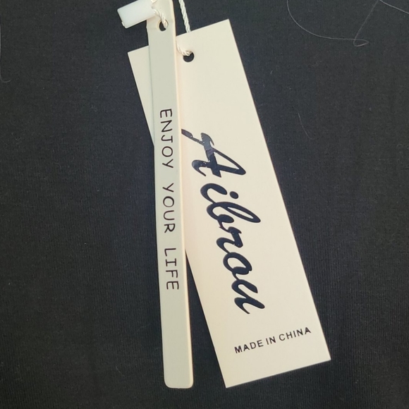 AIBROU Black Short Sleeve Embroidered Shirt - Picture 6 of 11